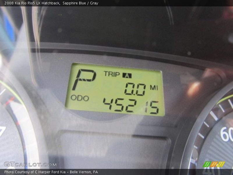 Sapphire Blue / Gray 2008 Kia Rio Rio5 LX Hatchback