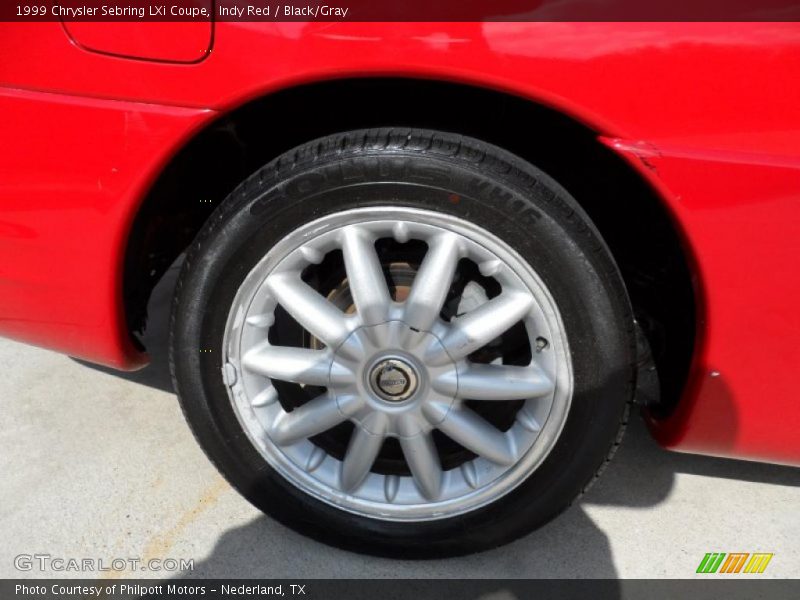 Indy Red / Black/Gray 1999 Chrysler Sebring LXi Coupe