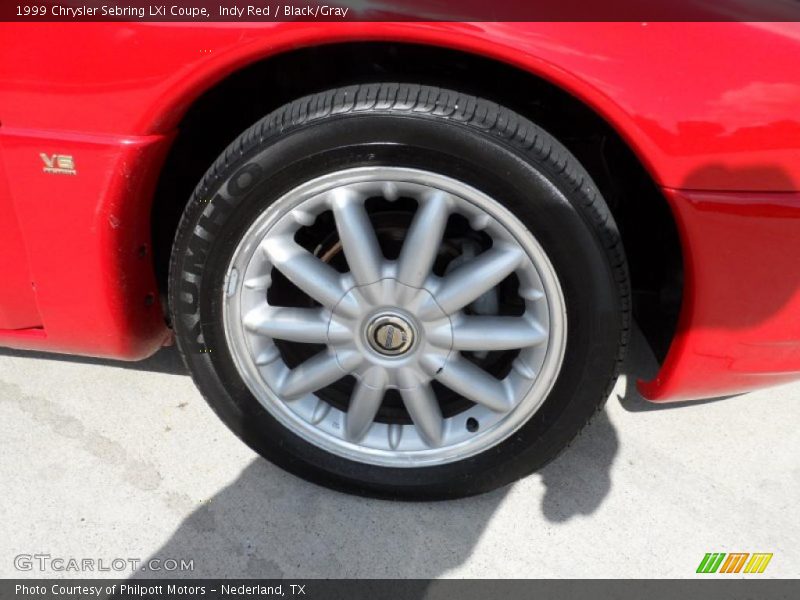 Indy Red / Black/Gray 1999 Chrysler Sebring LXi Coupe