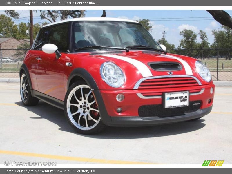 Chili Red / Panther Black 2006 Mini Cooper S Hardtop