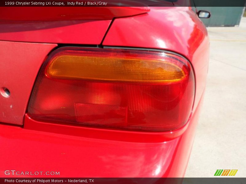 Indy Red / Black/Gray 1999 Chrysler Sebring LXi Coupe