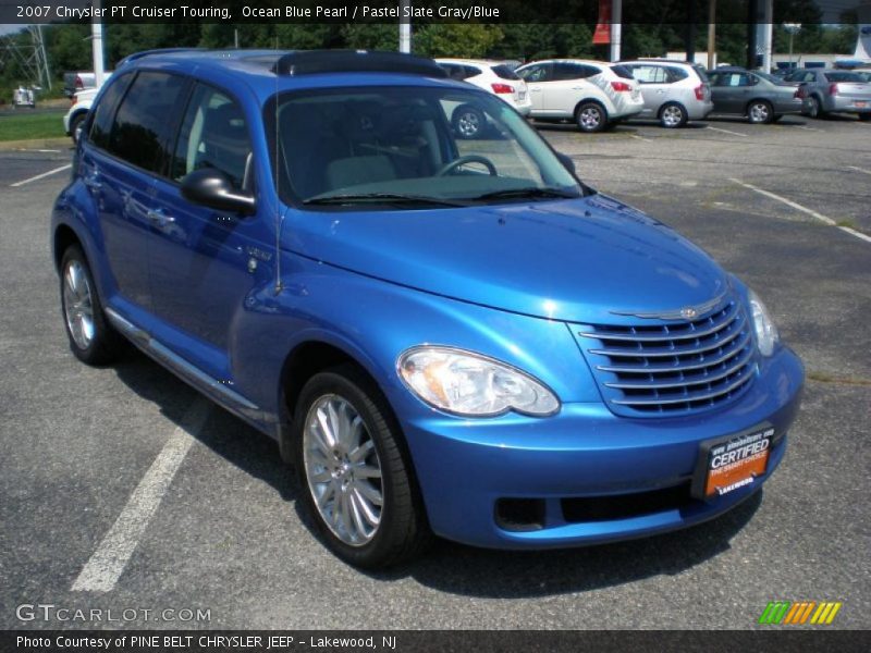 Ocean Blue Pearl / Pastel Slate Gray/Blue 2007 Chrysler PT Cruiser Touring