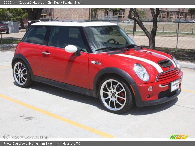 Chili Red / Panther Black 2006 Mini Cooper S Hardtop