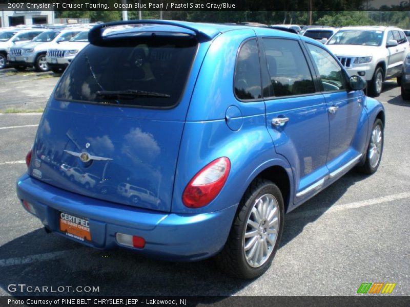 Ocean Blue Pearl / Pastel Slate Gray/Blue 2007 Chrysler PT Cruiser Touring