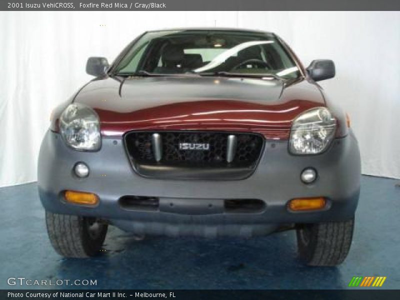 Foxfire Red Mica / Gray/Black 2001 Isuzu VehiCROSS