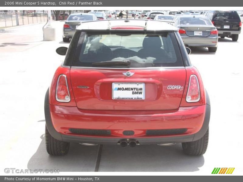 Chili Red / Panther Black 2006 Mini Cooper S Hardtop