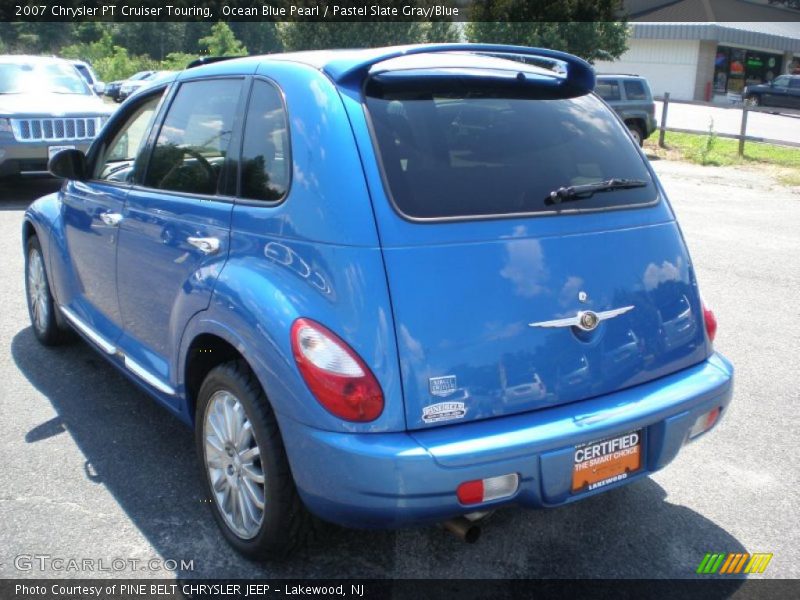 Ocean Blue Pearl / Pastel Slate Gray/Blue 2007 Chrysler PT Cruiser Touring