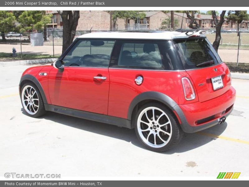 Chili Red / Panther Black 2006 Mini Cooper S Hardtop