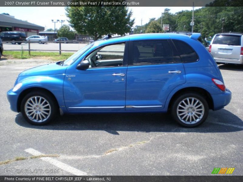 Ocean Blue Pearl / Pastel Slate Gray/Blue 2007 Chrysler PT Cruiser Touring