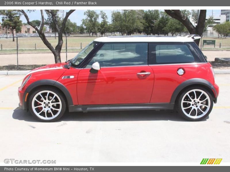 Chili Red / Panther Black 2006 Mini Cooper S Hardtop