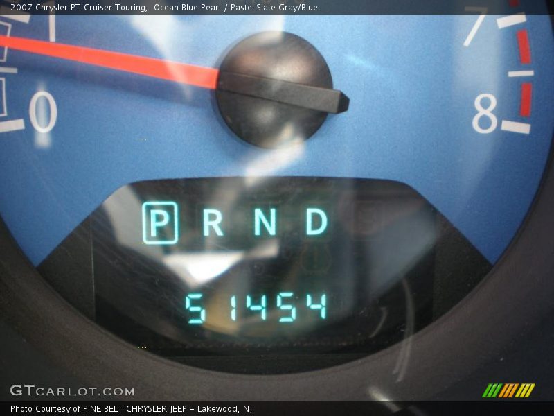 Ocean Blue Pearl / Pastel Slate Gray/Blue 2007 Chrysler PT Cruiser Touring