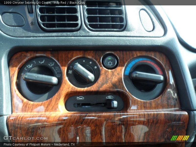 Controls of 1999 Sebring LXi Coupe