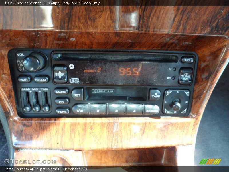 Audio System of 1999 Sebring LXi Coupe