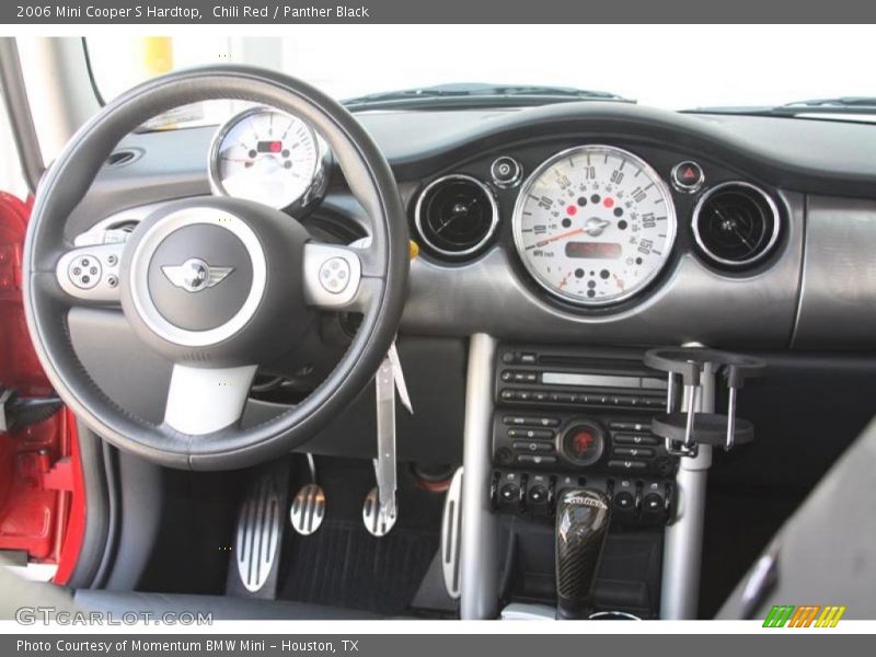 Chili Red / Panther Black 2006 Mini Cooper S Hardtop