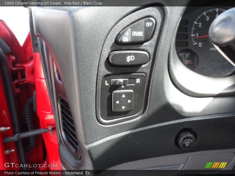 Controls of 1999 Sebring LXi Coupe