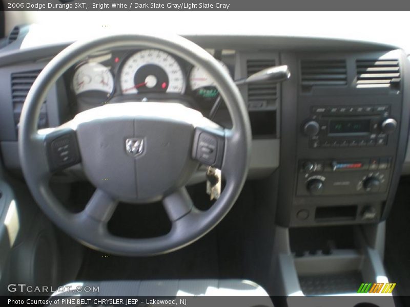 Bright White / Dark Slate Gray/Light Slate Gray 2006 Dodge Durango SXT