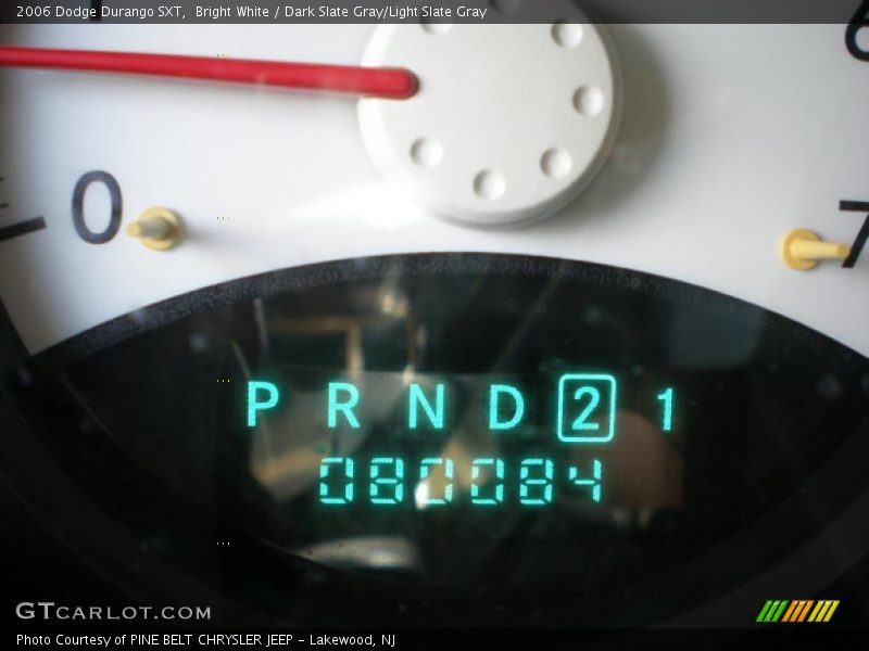 Bright White / Dark Slate Gray/Light Slate Gray 2006 Dodge Durango SXT