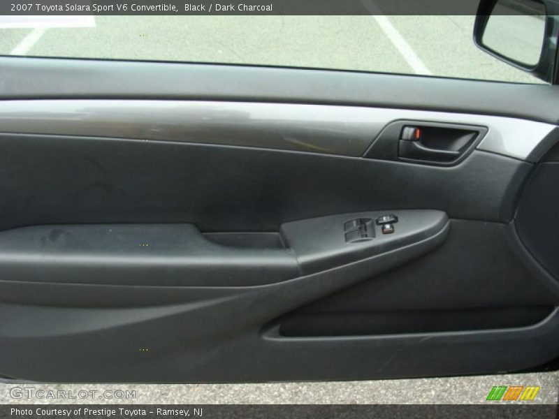Black / Dark Charcoal 2007 Toyota Solara Sport V6 Convertible