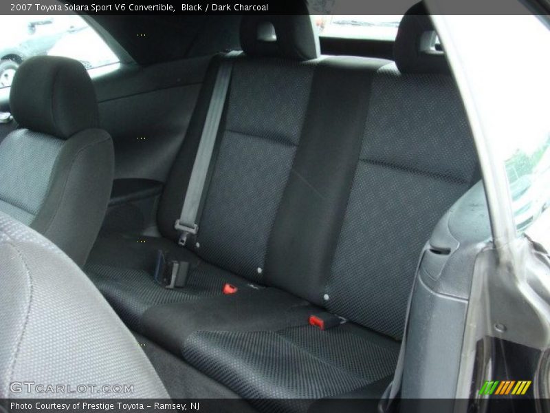 Black / Dark Charcoal 2007 Toyota Solara Sport V6 Convertible