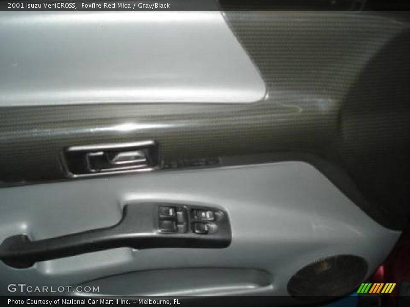 Foxfire Red Mica / Gray/Black 2001 Isuzu VehiCROSS