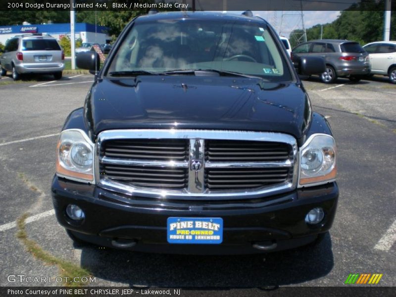 Black / Medium Slate Gray 2004 Dodge Durango Limited 4x4