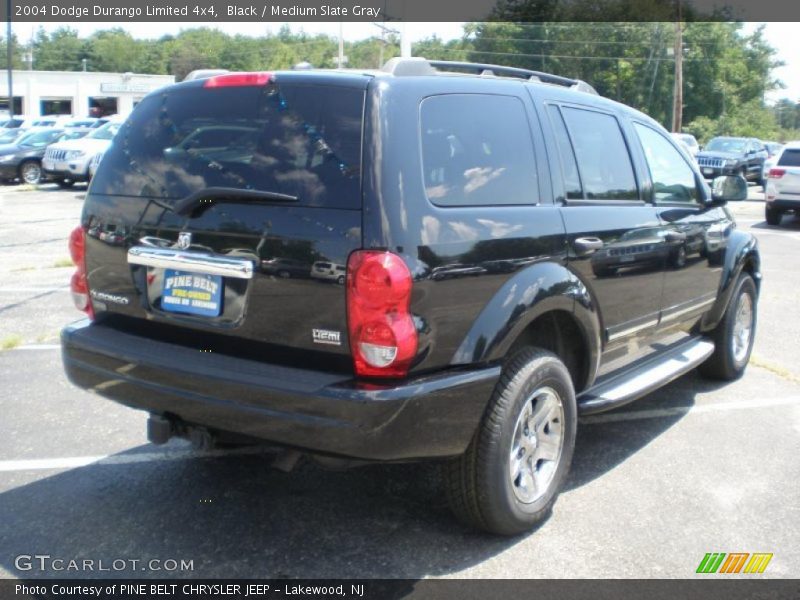 Black / Medium Slate Gray 2004 Dodge Durango Limited 4x4