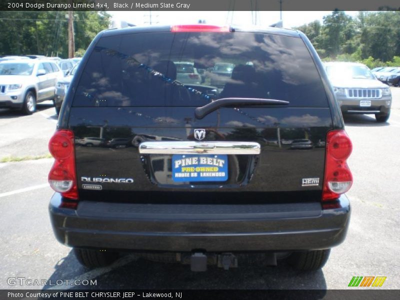 Black / Medium Slate Gray 2004 Dodge Durango Limited 4x4