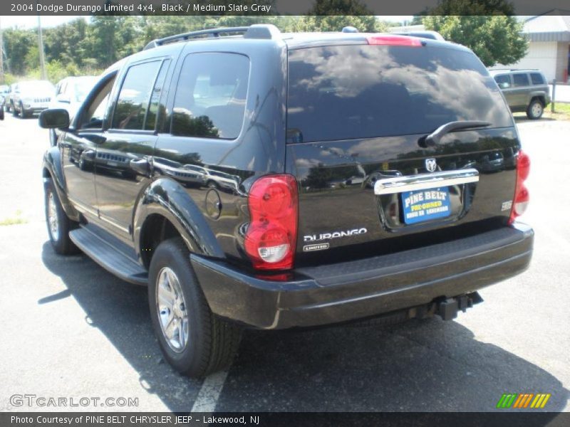 Black / Medium Slate Gray 2004 Dodge Durango Limited 4x4