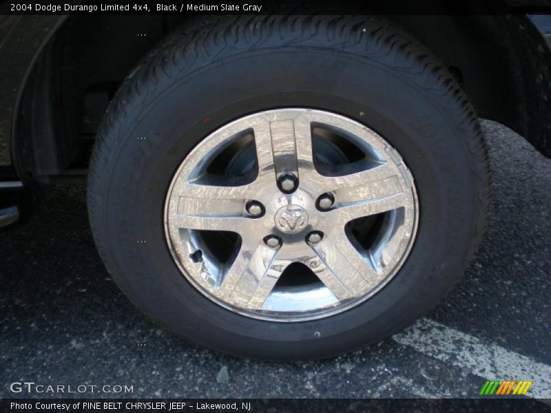 Black / Medium Slate Gray 2004 Dodge Durango Limited 4x4