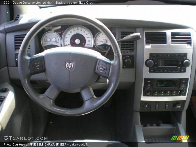 Black / Medium Slate Gray 2004 Dodge Durango Limited 4x4