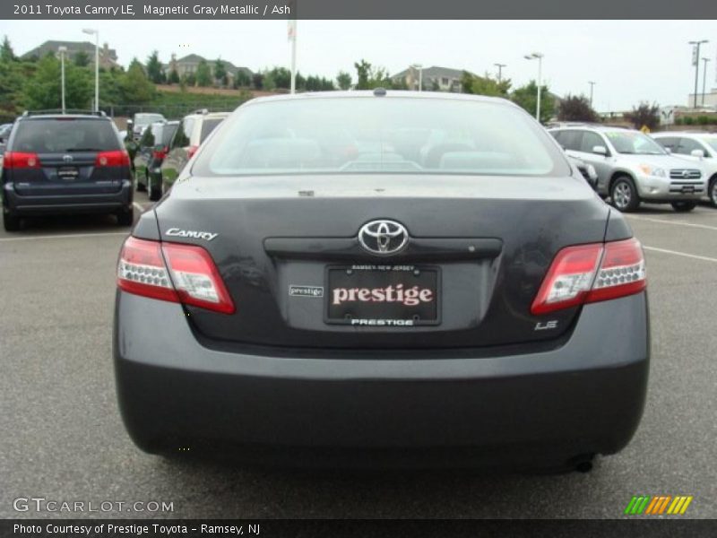 Magnetic Gray Metallic / Ash 2011 Toyota Camry LE
