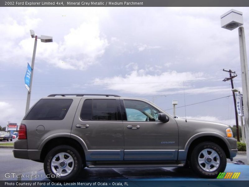 Mineral Grey Metallic / Medium Parchment 2002 Ford Explorer Limited 4x4