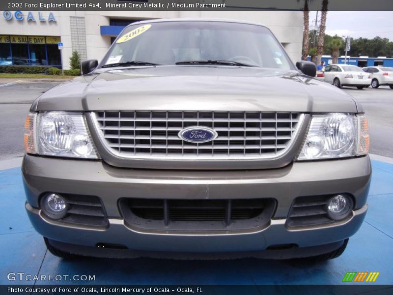 Mineral Grey Metallic / Medium Parchment 2002 Ford Explorer Limited 4x4