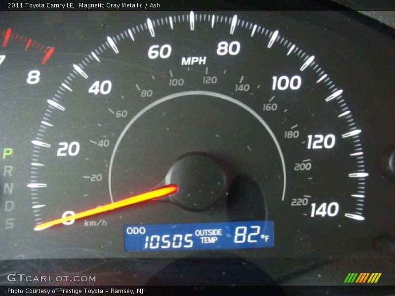 Magnetic Gray Metallic / Ash 2011 Toyota Camry LE