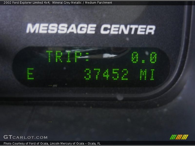 Mineral Grey Metallic / Medium Parchment 2002 Ford Explorer Limited 4x4