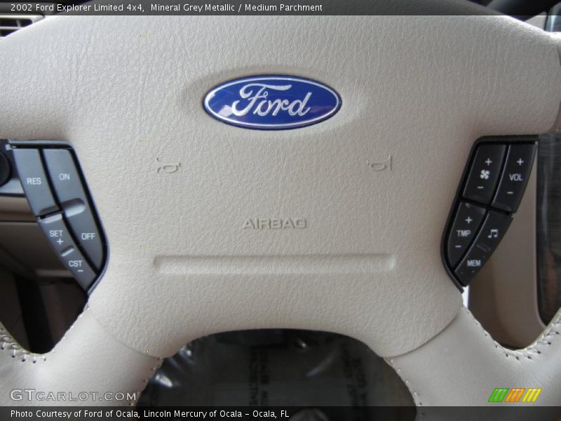 Mineral Grey Metallic / Medium Parchment 2002 Ford Explorer Limited 4x4