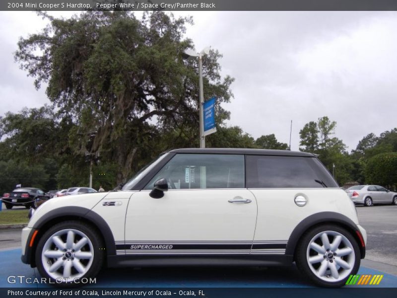 Pepper White / Space Grey/Panther Black 2004 Mini Cooper S Hardtop