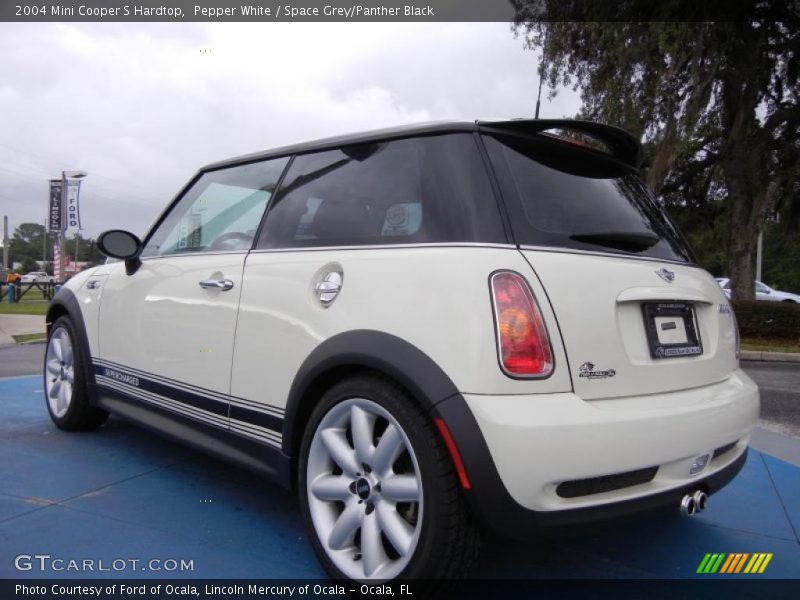 Pepper White / Space Grey/Panther Black 2004 Mini Cooper S Hardtop