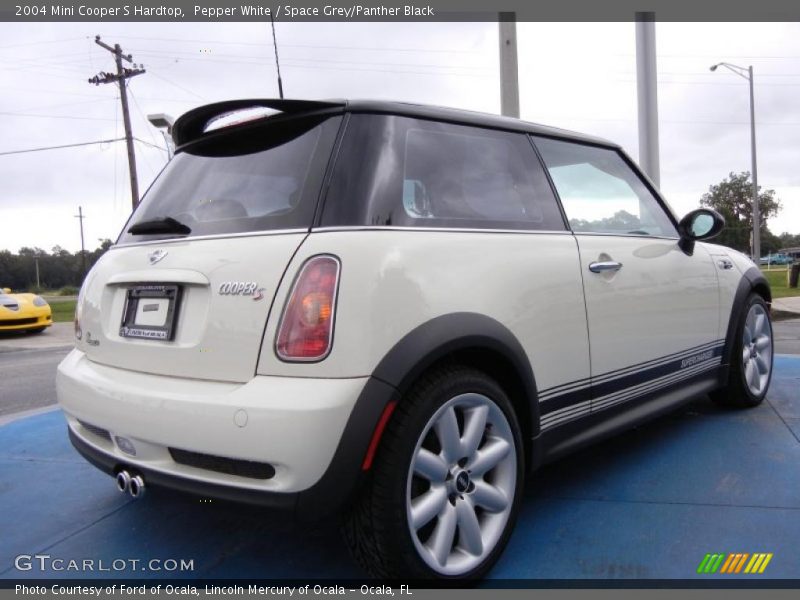 Pepper White / Space Grey/Panther Black 2004 Mini Cooper S Hardtop