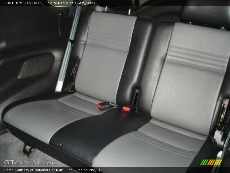 Foxfire Red Mica / Gray/Black 2001 Isuzu VehiCROSS