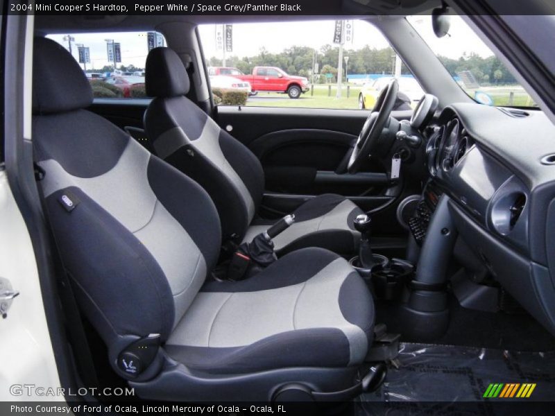 Pepper White / Space Grey/Panther Black 2004 Mini Cooper S Hardtop