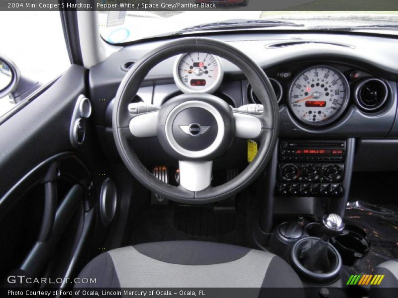 Pepper White / Space Grey/Panther Black 2004 Mini Cooper S Hardtop