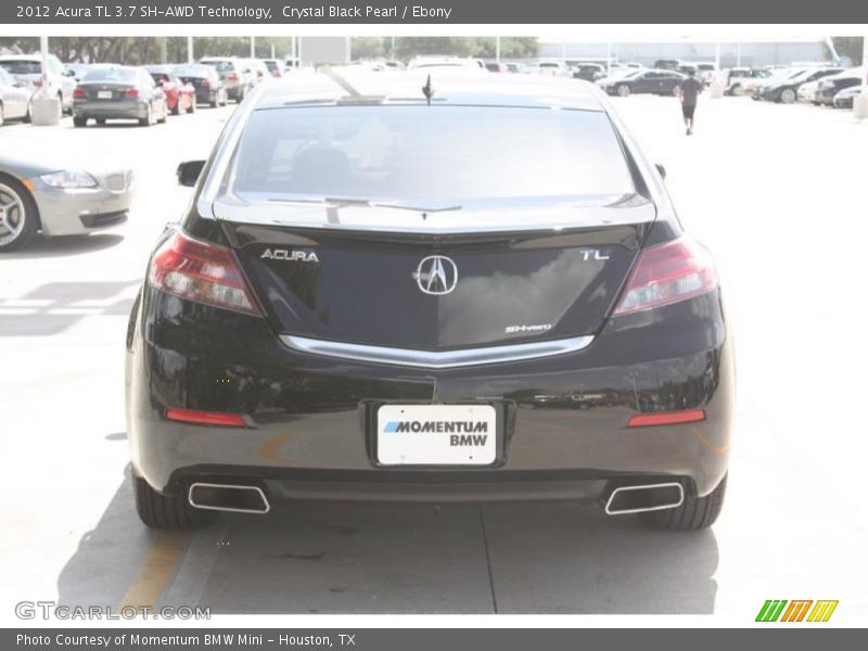 Crystal Black Pearl / Ebony 2012 Acura TL 3.7 SH-AWD Technology