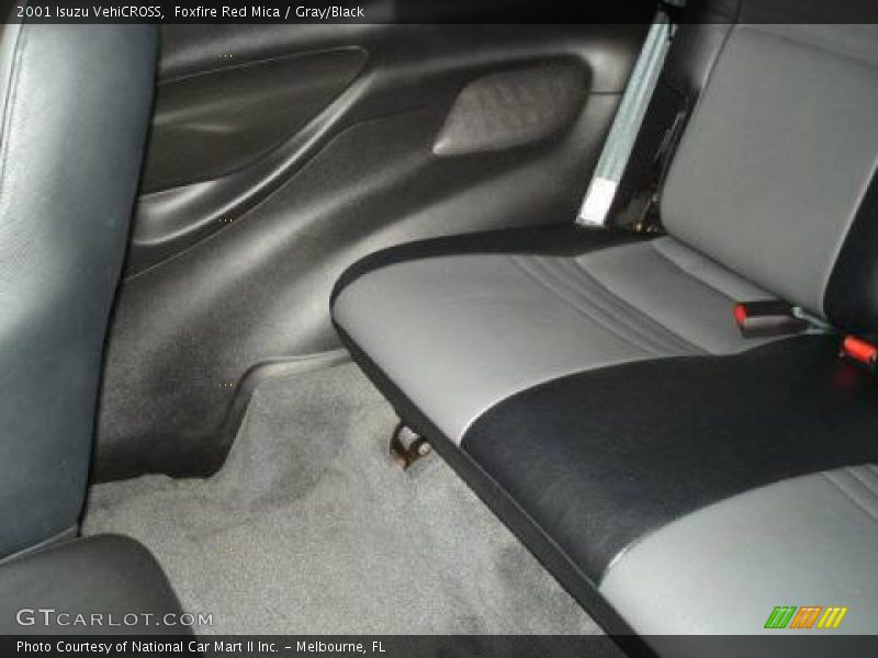 Foxfire Red Mica / Gray/Black 2001 Isuzu VehiCROSS