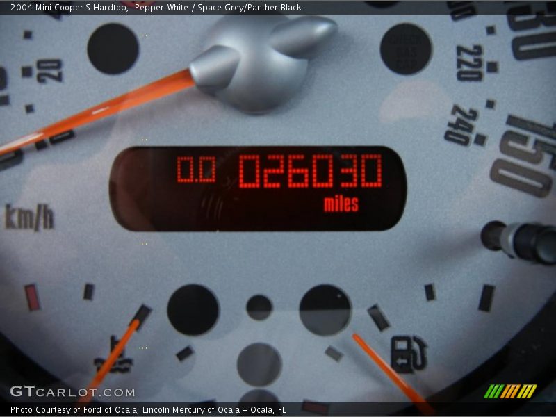 Pepper White / Space Grey/Panther Black 2004 Mini Cooper S Hardtop
