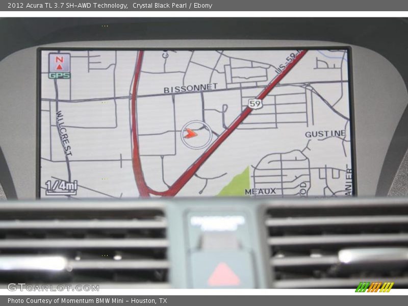 Navigation of 2012 TL 3.7 SH-AWD Technology