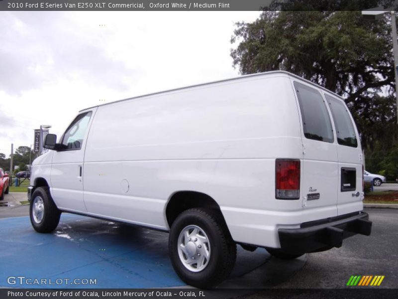 Oxford White / Medium Flint 2010 Ford E Series Van E250 XLT Commericial