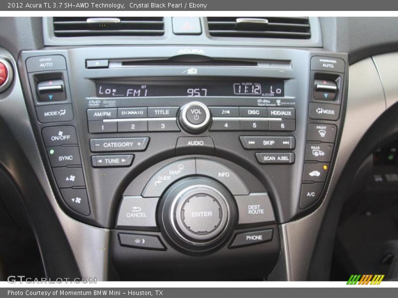 Crystal Black Pearl / Ebony 2012 Acura TL 3.7 SH-AWD Technology