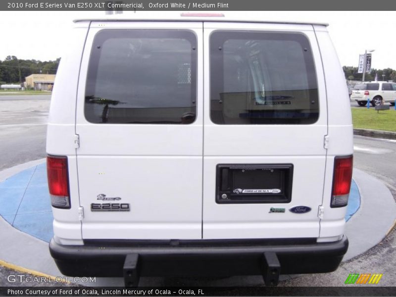 Oxford White / Medium Flint 2010 Ford E Series Van E250 XLT Commericial