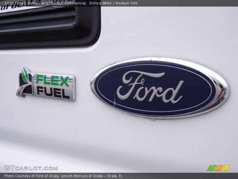 Oxford White / Medium Flint 2010 Ford E Series Van E250 XLT Commericial